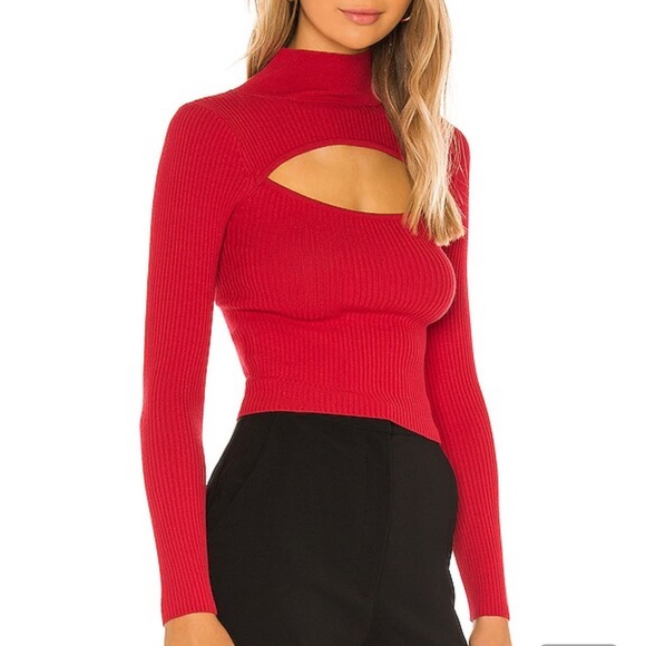 NBD Sweaters - NWT Toula Sweater in Red NBD